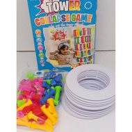 Educational Toys for Children: Stacking Pillars, Tower Pillars, Collapse Game