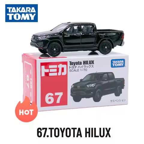 Takara Tomy Tomica Classic 61-90, 67.TOYOTA HILUX Scale Car Model Replica Collection Xmas Gift Toys