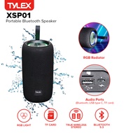 TYLEX XSP01 Portable Bluetooth Speaker with RGB Light 5.3 Bluetooth TWS Connection TF Card Splash Pr
