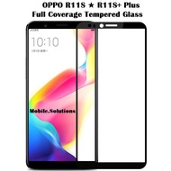 OPPO R11S ★ R11S+ Plus ★ Full Coverage Tempered Glass Screen Protector