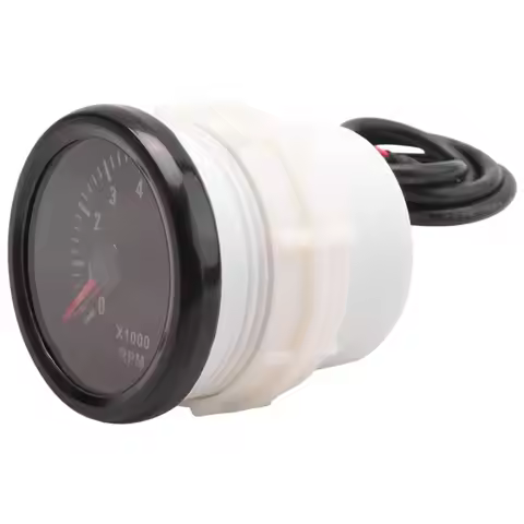 52MM Electrical Tachometer 0-8000 RPM 2" RPM Tacho Meter For 2 3 4 5 6 8 Cylinder Engine Car Boat Ya