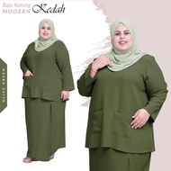 PLUS SIZE BAJU KURUNG KEDAH PLAIN "Raya Series 2024" By Al Makkah Hijabs