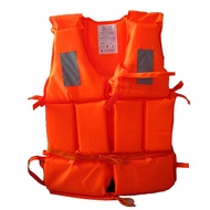 Professional Swimwear Working Life Jacket Foam Vest Survival Suit with Whistle for Outdoor Sport Swimming Drifting Fishing Adult