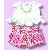 FOS Crown & ivy kids 2pcs set batik 6m-4y