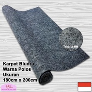Karpet non woven lantai brudu bludru polos alas kasur duduk masjid mesjid mushola pameran panggung 1