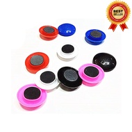 Round Plastic Magnetic Button Notis Papan Whiteboard Circular Fridge 磁铁 冰箱 Magnet Butang Magnetik Plastik Bulat