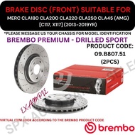 BREMBO GENUINE DISC ROTOR (FRONT) FOR MERC CLA180 CLA200 CLA220 CLA250 CLA45 (AMG) [C117, X117] (201