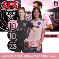 【SFS】 Top Quality 23-24 MLS Inter Miami Jersey Home Away Football Soccer Jersey Tshirt Women Fans Version S-2XL