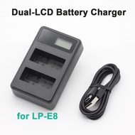 LP LP-E8 battery charger support original battery and compatible with Canon Rebel T2i T3i T4i T5i 60