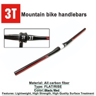 3T MTB Carbon Fiber Mountain Bike Handlebar 31.8mmstraight Wing 3.5 Glossy 3T 31.8mm