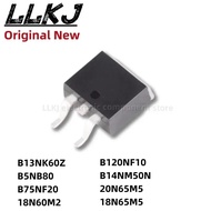 5PCS STB13NK60Z STB5NB80 STB75NF20 STB18N60M2 STB120NF10 STB14NM50N STB20N65M5 STB18N65M5 TO263 Fiel