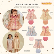 [TOMS] BOHOPANNA (1pcs) Ruffle Collar Dress | Girls' Dresses 0-10 Years | Baby Girl Dress