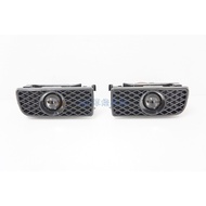 BMW E36 92 93 94 95 96 97 98 Black Frame Mesh Fisheye Fog Lamps A Set 2,000