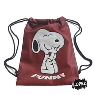 Funny Snoopy Mesh Bag Snoopy Goodie Bag/