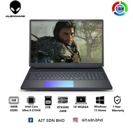 Dell Alienware 18 Area-51 AA18250 18"WQXGA Gaming Laptop (Ultra 9-275HX, 64GB, 2TB SSD, RTX5090 24GB