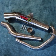 DAENG SAI4 PIPE for RAIDER 150 CARBURATOR WITH SILENCER