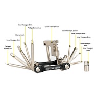 Toopre Tool kit multifunctional portable key Tool L hexagon bicycle set