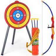 Kids Toy Bow &amp; Arrow Archery Set Target Stand - Outdoor / Indoor Garden Fun Game 儿童娱乐户外户内射箭板 950F