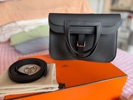 Hermes mini halzan 黑銀
