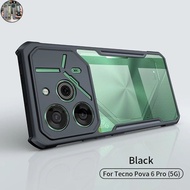 NC Casing For Tecno Pova 6 Neo Case Airbags Shockproof Transparent Laser Pattern Cover For Tecno Pov