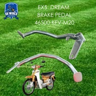 READY STOCK*100% ORIGINAL BRAKE PEDAL Lever Honda EX5 , Dream Besi Pemijak Brek 46500-KFV-M20