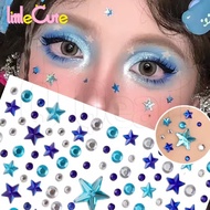 [New]Star Diamond Sticker - Music Festival Temporary Tattoo - Self Adhesive Nail Art Patch - DIY Fac
