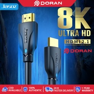 DORAN HDMI 8K 2.1 3D Braided cable HDMI to hdmi Cable 60hz/144hz Ultra High Speed Transmission Cable