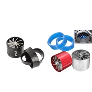 [szxmkj2lp] 64.5mm x 50mm Air Intake Turbo Charger Fuel Supercharger Saver Fan Aluminum