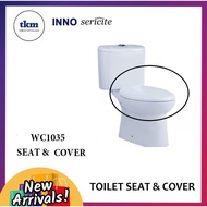 Bright Cabin INNO SERICITE HEAVY DUTY TOILET SEAT AND COVER FOR Sericite Original Seat Cover WC1009 