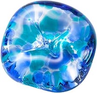 Aderia Tsugaru Vidro F-79803 Chopsticks Rest, 1.4 x 0.6 inches (3.5 x 1.5 cm), Blueberry, Made in Ja