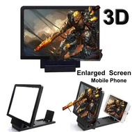 [BS]Mobile Phone 3D Enlarge Screen HD Screen Magnifier Amplifier Stand Phone Stand- Cermin Pembesar Skrin Smartphone 手机放大镜