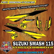 Suzuki Smash 115 underbone decals
