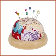 Embroidery Pin Cushion Embroidery Pin Cushion With Wooden Base Japanese Style Round Pin Cushion For 