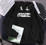 korean hoodie anime hitam l xl xxl bahan tebal hoodie cewek korean style anime hoodie anime murah ho
