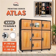 TABITHA ATLAS lemari plastik/lemari baju plastik/lemari pakaian/meja tv/lemari serbaguna atlas tabit