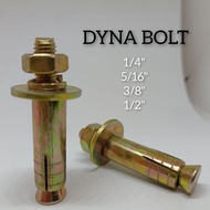 Dynabolt / Dyna Bolt / Expansion Bolt (Per Piece) 1/4", 5/16", 3/8", 1/2"