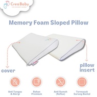 Crea BABY Memory Foam Sloped Pillow I Anti Gumoh Pillow I BABY Pillow