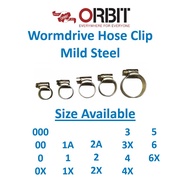 [ORIGINAL] ORBIT Mild Steel Wormdrive Hose Clip (000 - 6X)