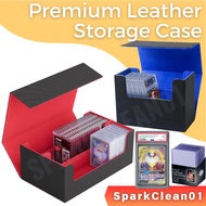 Graded Card Storage Case | Toploader Box Magnetic Case TCG PU Leather PSA Slab BGS One Touch