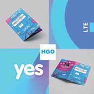 YES Kasi Up Prepaid 4G LTE Sim Card Free 10 GB / Unlimited Internet Sim card  15 (10GB/30 Days Valid