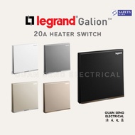 [SG Seller] Legrand Galion 20A Water Heater Double Pole Switch 1G1W 1G2W White Dark Silver Champagne