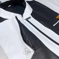 Gamis Sultan Embos Kombinasi Zipper Lengan Panjang Reglan Bahan Lembut Jubah Pria Embos Terbaru