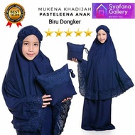 Mukena Child Character U5Z6 Siti Khadijah Beautiful Embroidery Cotton Elegant Pay In The Latest Place Telekung