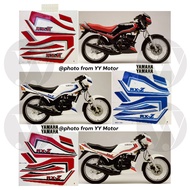 Yamaha rxz (1) model 1985 rxz135 kualiti premium motor body cover stiker sticker stripe motosikal