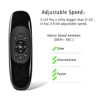For C120 2.4Ghz Wireless Air Mouse With Keyboard Mini Gyroscope Remote Fly Air Mouse TV Remote Durab