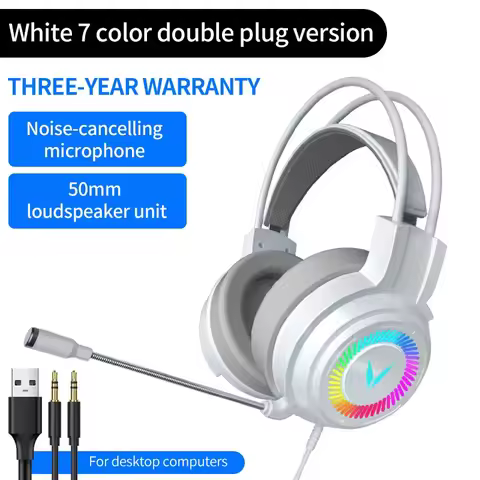G58 G60 Gaming Headset 7.1 Stereo SVirtual Surround Bass Earphone Headphone with Mic LED Light for C