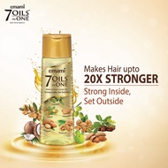 Emami 7 Oils in One Damage Control Hair Oil (For Hair Loss, Stronger, Healthier Hair, With Jojoba, Argan, Almond, Olive)