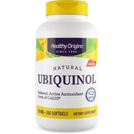 Healthy Origins Ubiquinol (Active Form of CoQ10), 50 mg - Ubiquinol Supplements for Heart Health & A