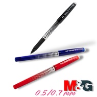 M&G i Erase II Erasable Gel Pen 0.5/0.7mm Black/Red/Blue