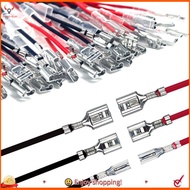 【pwlydc1g】30PCS 2.8mm /4.8mm /6.3mm Female Speaker Wire Connectors with Insulation Sleeve Speaker Co